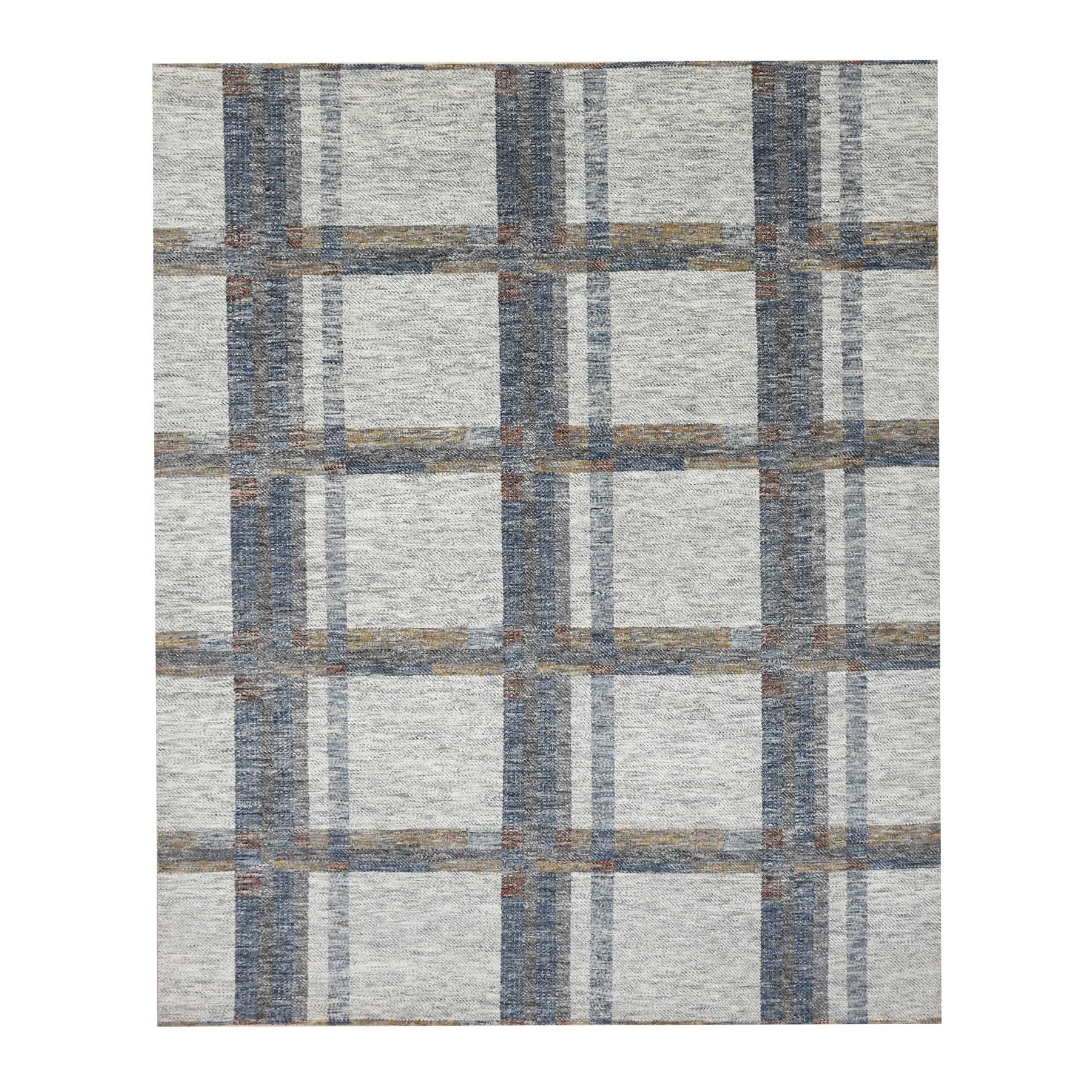 Modern & Contemporary Wool Flatweave Area Rug 8'0